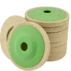 10pcs 100mm 4" Spiral Stitched Cotton Buffing Polishing Wheel Mop Bench Grinder