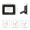 Black LED Floodlight Outside Light 20W Security Flood Lights Outdoor Garden UK