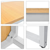Computer Desk Laptop Wood Table Modern Home Office Workstation Study Writing Oak