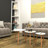 Scandinavian Nest of 3 Tables Coffee Side End Lamp Set Modern Furniture
