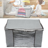 Large Clothes Storage Boxes Bags Ziped Organizer Wardrobe Cube Closet Container