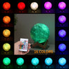 Rechargeable Moon Lamp Night Light Kids Dimmable LED Color Change 3D Dimmable