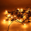 50FT GLOBE FESTOON STRING LIGHTS MAINS POWERED 50 G40 5BULBS WARM WHITE OUTDOOR
