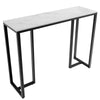Sturdy Marble Top Console Table Sofa Side Table for Hall Entryway Home Furniture