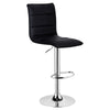 1xBar Stool bar chairs lounge chair leather+ Metall with Backrest gray pink
