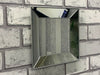 Set of 3 Contemporary Square Silver mirror Decorative Wall Bevelled Mirror 25 Cm