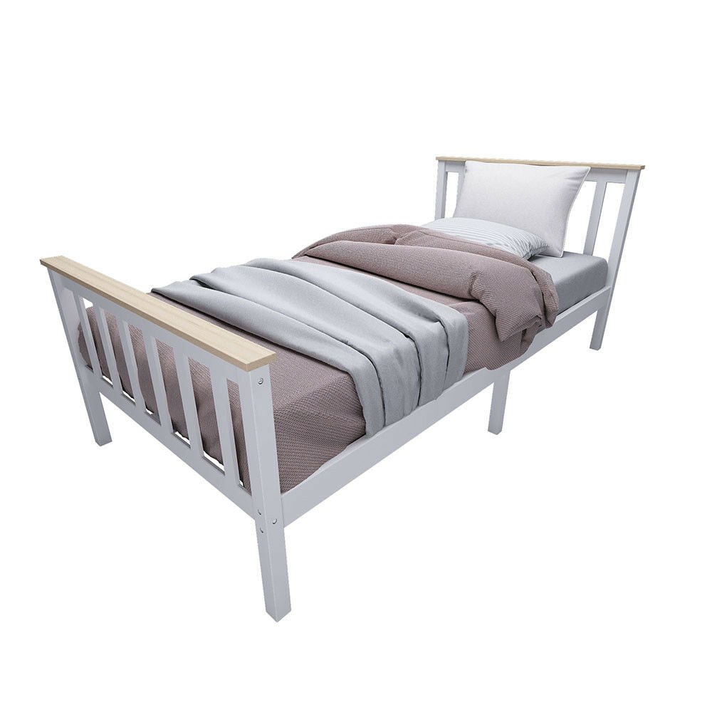 Modern 3ft Single Bed Frame Base Bedroom Furniture in Solid Pine UK