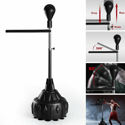 Sports SpeedBall Freestanding Adjustable Boxing Home Training Punching Ball MMA