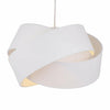 Modern Ceiling Light Shade Easy Fit Pendant Lightshade Layered Twist Design