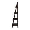 4 Tier Corner Shelf Ladder Bookcase Shelving Unit Storage Rack Plant Stand Brown