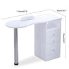 Professional Manicure Table Nail Station Art Beauty Salon Desk 3 Drawers Storage