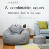 Adults Kids Large Bean Bag Chair Sofa Couch Cover Indoor Lazy Lounger No filling