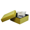 Velvet Foldable Storage Ottoman Seat Stool footrest Bench 60cm x 60cm x 30cm