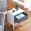 Modern Bedside Side End Table Nightstand Storage Unit Drawer Bedroom Living Room
