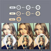 Dimmable LED Ring Fill Light Bluetooth Selfie Stick Tripod For iPhone Samsung