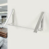 Stainless Steel Double Folding Wall Clothes Hanger Laundry Rack Retractable