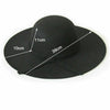 Autumn Winter Vintage Floppy Hat Women Elegant Felt Fedora Hat Wide Brim Sun Cap