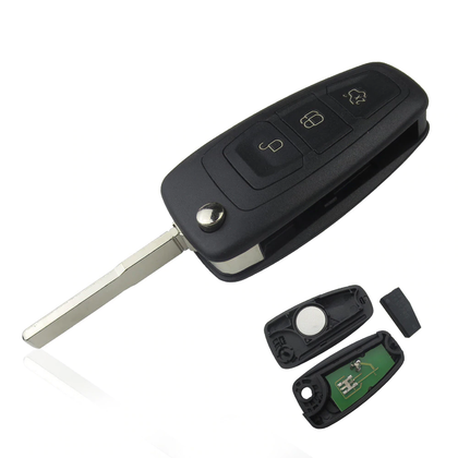 For Ford Transit Custom 2012-2016 Full Remote Key Fob 433MHz ID63 Chip 5WK49986