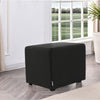 Round Sofa Footstool Ottoman Dressing Table Stool Bedroom Makeup Chair Velvet UK