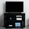 Modern TV Unit Stand Cabinet High Gloss Doors Sideboard Living Room LED Light