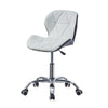 Cushioned Computer Desk Office Chair Chrome Legs Lift Swivel Small Adjustable UK