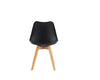 Dining Chairs Designer Side Chairs Wooden Legs Office Home Commercial EVA