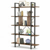 Tribesigns 5-Tier Bookcase Vintage Bookshelf Home Display Rack Storage Organizer
