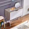 2 Doors Storage Cabinet Sideboard Table Cupboard Living Room Kitchen 80*40*80cm