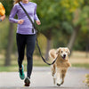 Adjustable Handsfree Hands Free Dog Running Jogging Waist Belt Lead Leash UK