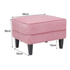 Upholstered EXTRA SOFT Footstool Ottoman Footrest for Sofa Armchair Pouffe Seat