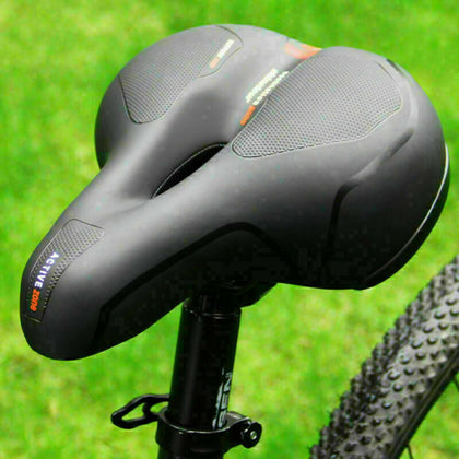 WIDE EXTRA COMFY BIKE GEL CRUISER COMFORT SPORTY SOFT PAD SADDLE SEAT BICYCLE UK