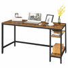 HOOBRO Computer Desk Large Office Desk Sturdy Writing Table Workstation Vintage