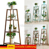 3/4Tier Wooden Plant Flower Display Stand Pot Shelf Indoor Garden Storage Rack
