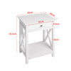 Bedside Table Cabinet Small Side End Table Nightstand Storage Organizer Stand