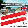 2x Rear Bumper Reflector Lens Assembly L+R Light For VW Transporter T5