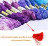 120X Skeins Coloured Embroidery Thread Cotton Cross Stitch Braiding Craft Sewing