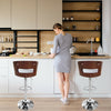 2X Faux Leather PU Bar Stools Breakfast Bar Chair Kitchen Stool Swivel Bar stool