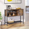 Farmhouse Sideboard Kitchen Buffet with Adjustable Shelves Cabinet Storage