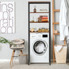 Over The Toilet Shelf 4-Tier Bathroom Storage Rack Space-Saving Holder Cabinet