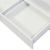 Coffee Table High Gloss White LED Tea Table Storage Drawer Living Room Furniture