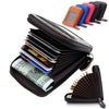 Credit Card Holders Leather Credit Wallets for Women Men RFID Blocking Protector