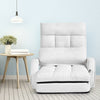 2-In-1 Folding Lazy Sofa Bed 5-Position Adjustable Armchair Floor Sofa W/ Pillow