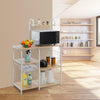 Kitchen Bakers Rack Utility Microwave Oven Stand Storage Cart Home Workstation