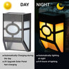 4x Bright Outdoor Led Solar Powered Wall Lights Door Fence Garden Pathway lamp