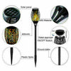 8Pcs Flickering Flame Solar Torch Lights Dancing Fire Effect Outdoor Garden Lamp