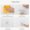 12x Strong Sticky Wall Hooks Anti-skid Hooks Traceless Transparent Living Room