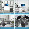 L-Shaped Computer Corner Desk PC Table Workstation Home Office Study Furniture