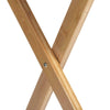 Durable Bamboo Folding Wood Tray Dinner Table Coffee Serving Snack Tea Stand