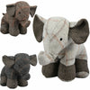 Large Tartan Heavy Fabric Elephant Novelty Door Stop Stopper Animal Cuddly Toy
