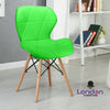 Eiffel Retro Dining Computer Desk Chair Seat Wooden Leg Home Office Room Study
